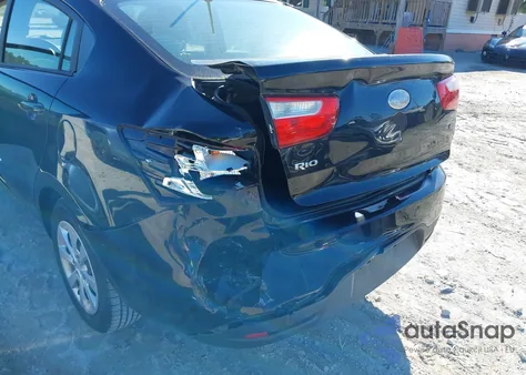 2013 Kia Rio Lx from USA, damaged, VIN KNADM4A37D6285978